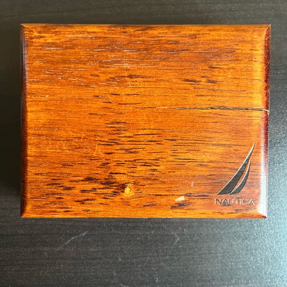 Nautica Wooden Storage Box - Picture 2 of 6